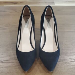 Cole Haan Black Suede Heels